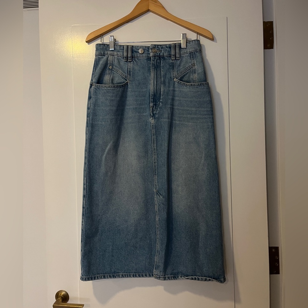 Isabel Marant Light Blue Denim Skirt